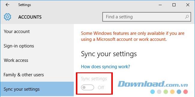 Comment supprimer les paramètres synchronisés sur Windows 10
