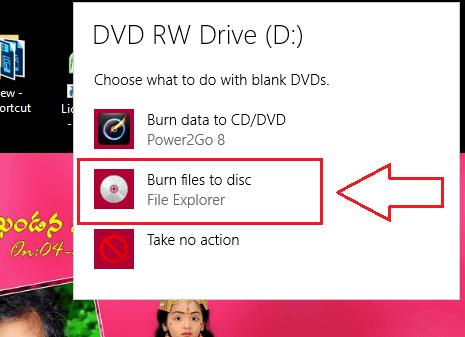 3 Möglichkeiten, CD / DVD unter Windows 10 ohne Software zu brennen