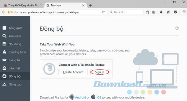 How to synchronize bookmarks, extensions and web browser data on all devices