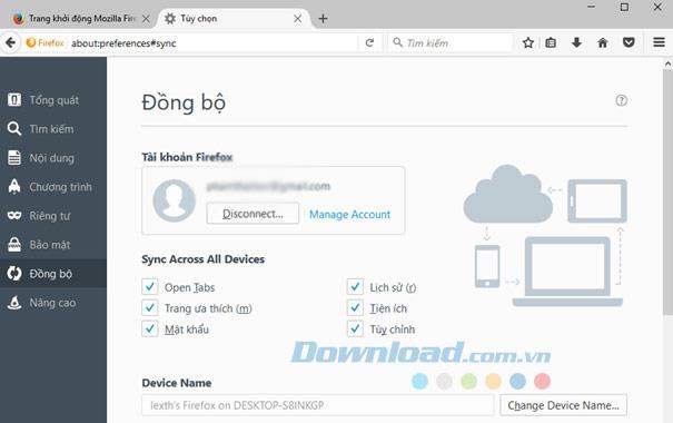 How to synchronize bookmarks, extensions and web browser data on all devices