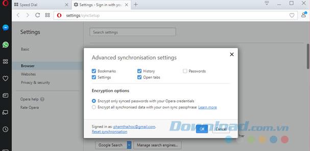 How to synchronize bookmarks, extensions and web browser data on all devices