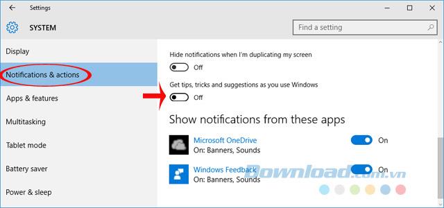 Instructions pour désactiver les publicités sur Windows 10