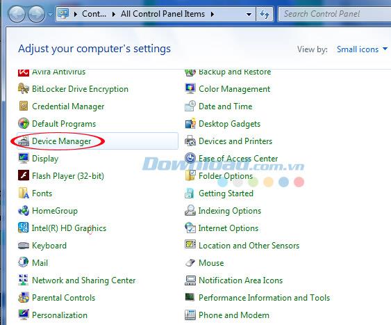 How to find and download the missing driver for the computer
