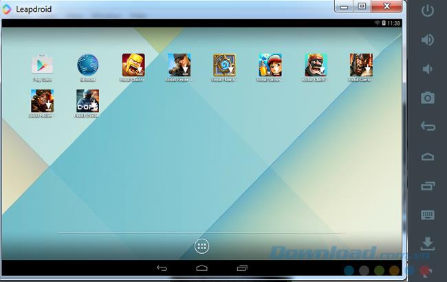 How to install and use the LeapDroid emulator