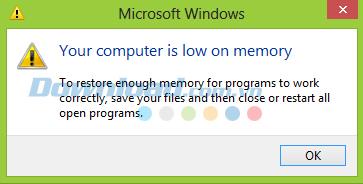 Comment gérer la pénurie de mémoire de lordinateur de mémoire temporaire