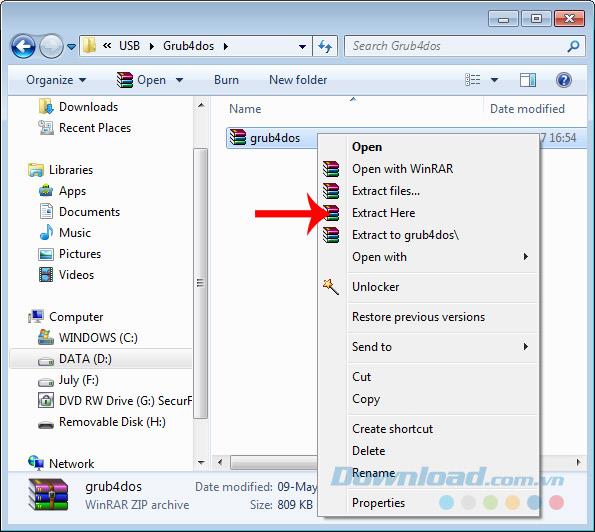 Créer un démarrage USB avec Grub4Dos pour installer Windows sur votre ordinateur