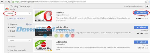 Anweisungen zur Installation von Adblock für Firefox, Chrome, IE