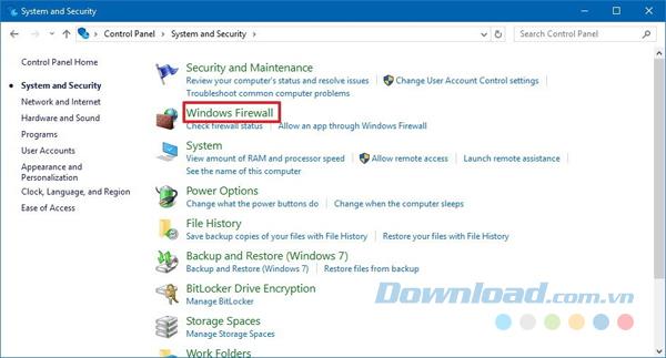 Instructions pour résoudre et gérer les problèmes de pare-feu sur Windows 10