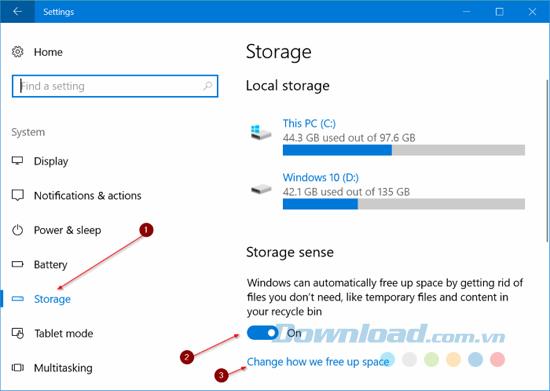 Planifier la suppression automatique des fichiers dans la section Téléchargement sur Windows 10
