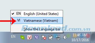 Saisie vietnamienne sans installer UniKey