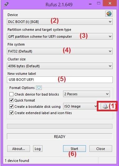 Como criar um UEFI - GPT USB Boot com o instalador do Windows 7/8/10