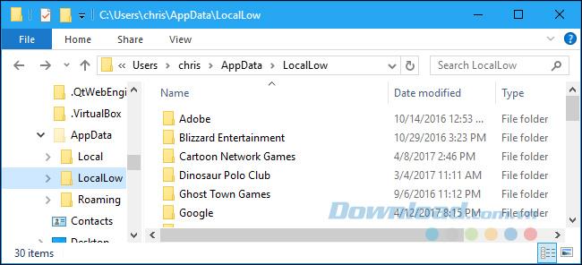 O que é a pasta AppData no Windows?