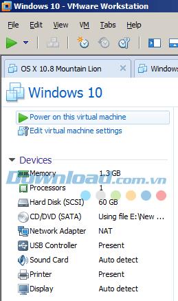 Instructions pour installer Windows 10 sur une machine virtuelle VMWare