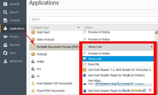 Ändern Sie die Art und Weise, wie PDF-Dateien in Firefox gelesen werden