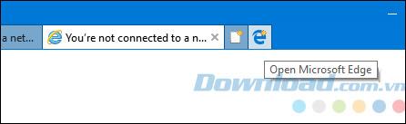 Cara menyembunyikan ikon Microsoft Edge di Internet Explorer Windows 10