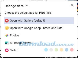 Instructies voor het wijzigen van standaard-apps op Chromebooks
