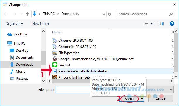 How to change the file icon on a computer