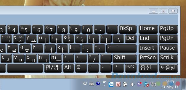 Instal keyboard Korea untuk Windows 7, Windows 8 dan Windows XP