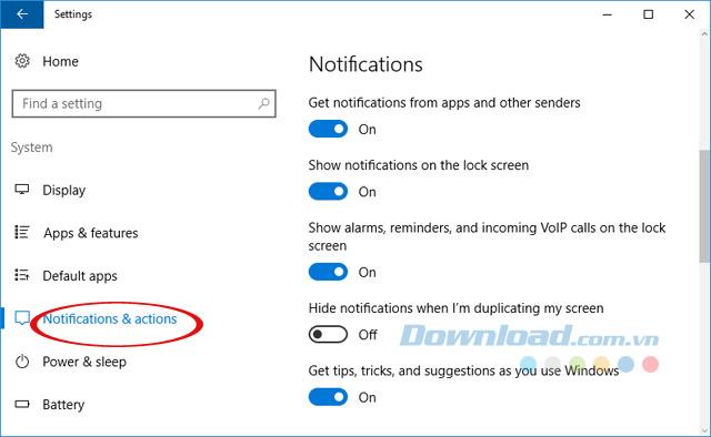 Comment désactiver les notifications dans la barre détat système de Windows 10