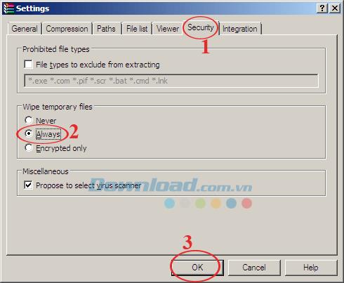 winrar archive update modes