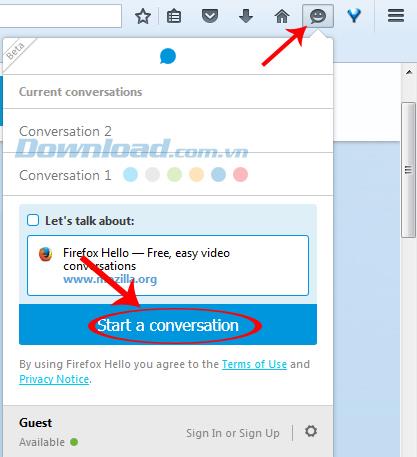 How to chat and video call in Firefox