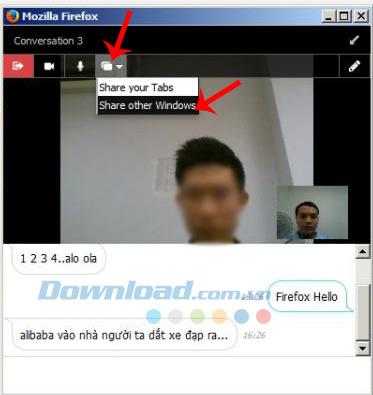 How to chat and video call in Firefox