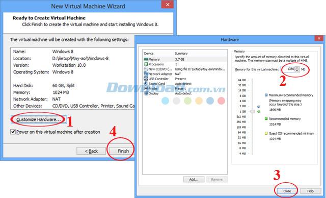 Installer la machine virtuelle Windows 8 avec VMware Player
