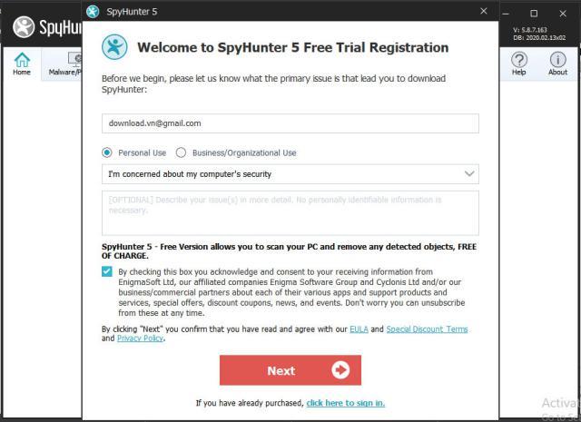 How to install and use SpyHunter to remove spyware, prevent keyloggers