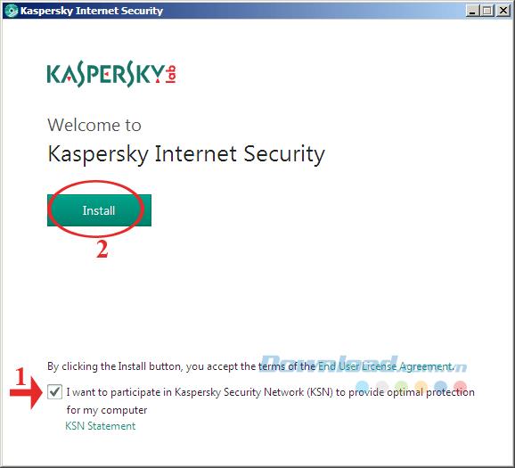 Instructions for downloading and installing Kaspersky Internet Security