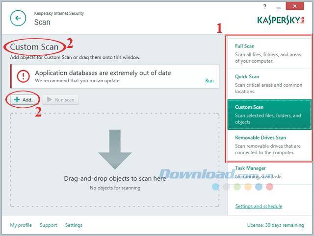 Instructions for downloading and installing Kaspersky Internet Security