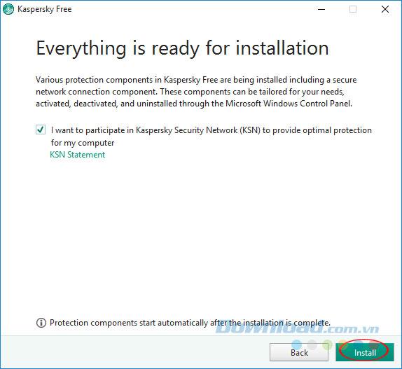 Instructions dinstallation et dutilisation de Kaspersky Free