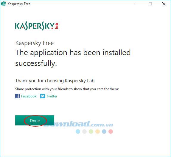 Instructions dinstallation et dutilisation de Kaspersky Free