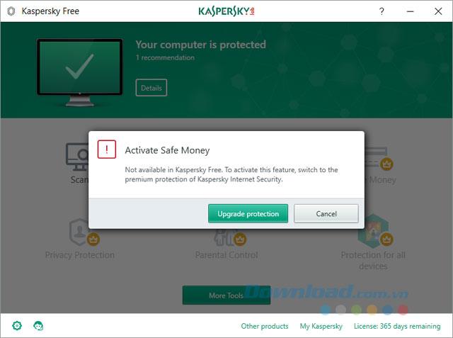 Instructions dinstallation et dutilisation de Kaspersky Free