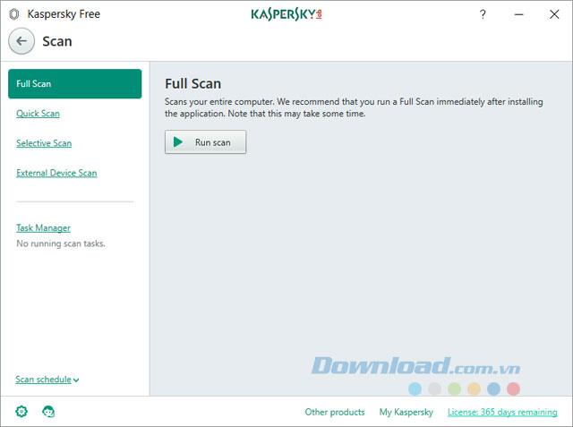 Instructions dinstallation et dutilisation de Kaspersky Free