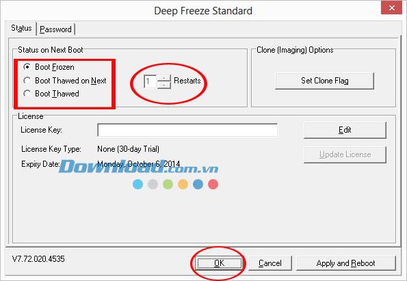 Installez et utilisez Deep Freeze pour geler le disque dur