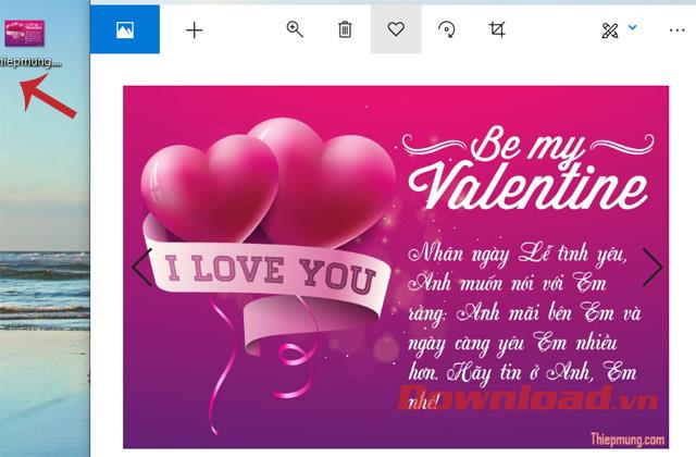 Instructions pour créer des cartes Valentine en ligne