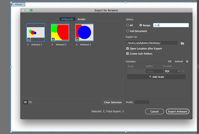 Speichern von Adobe Illustrator-Dateien in anderen Formaten als AI