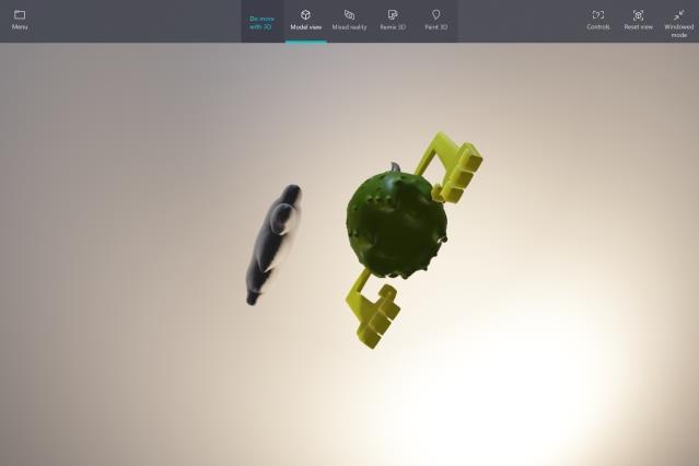 Instructions pour créer des modèles et utiliser la réalité mixte dans Microsoft Paint 3D