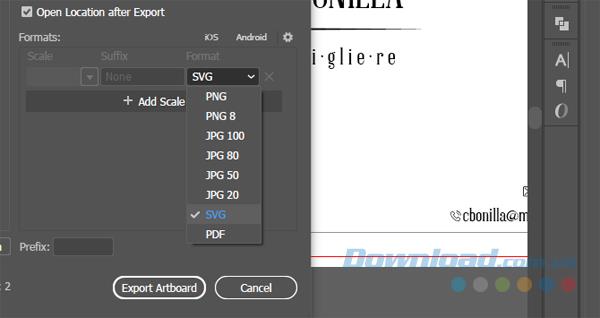 Entwerfen grundlegender Visitenkarten in Adobe Illustrator