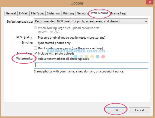 Bagaimana cara menambahkan tanda air, memutar dan membalik foto dengan Picasa