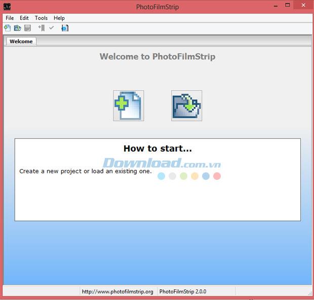 Instructions pour la conception de diaporamas photo avec PhotoFilmStrip