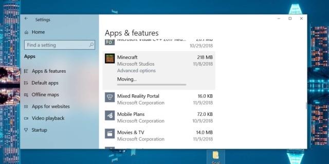 How to transfer Minecraft to another drive on Windows 10