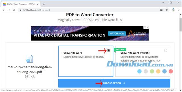Como converter um arquivo PDF para Word com SmallPDF é muito simples