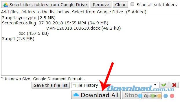 Cara memuat turun fail di Google Drive tanpa pemampatan