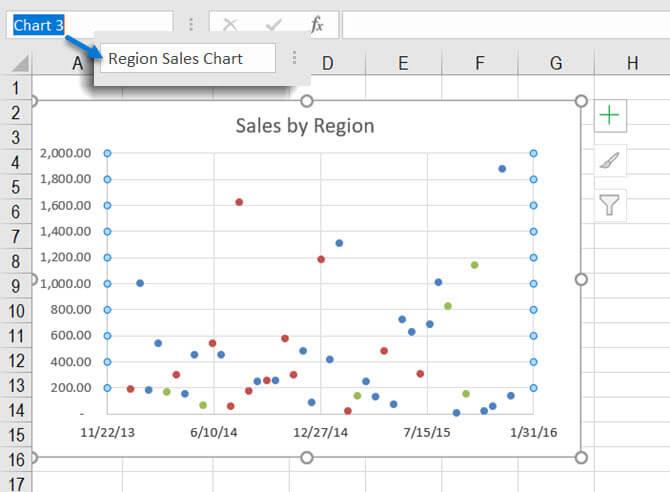 Instructions for using Name Box in Excel