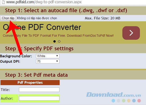 Come convertire DWG in formato PDF senza software