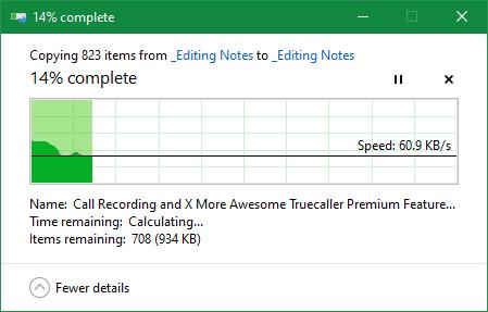 Cara untuk mempercepat penyalinan file pada Windows 10