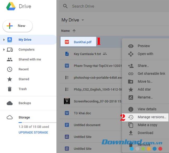 Comment masquer les données de Google Drive