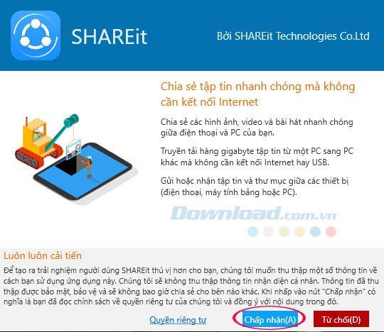 How to transfer data on the phone to a computer without cables with SHAREIt