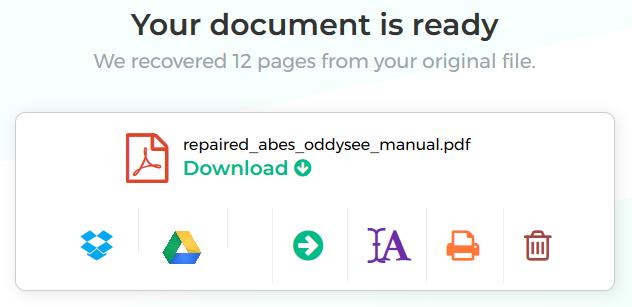 نحوه ترمیم و بازیابی اطلاعات از فایلهای PDF خراب